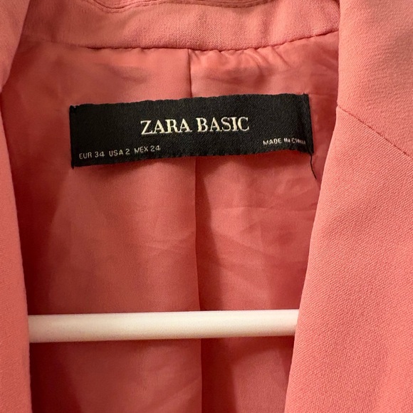 Zara Basic Coral Jacket - Picture 2 of 3